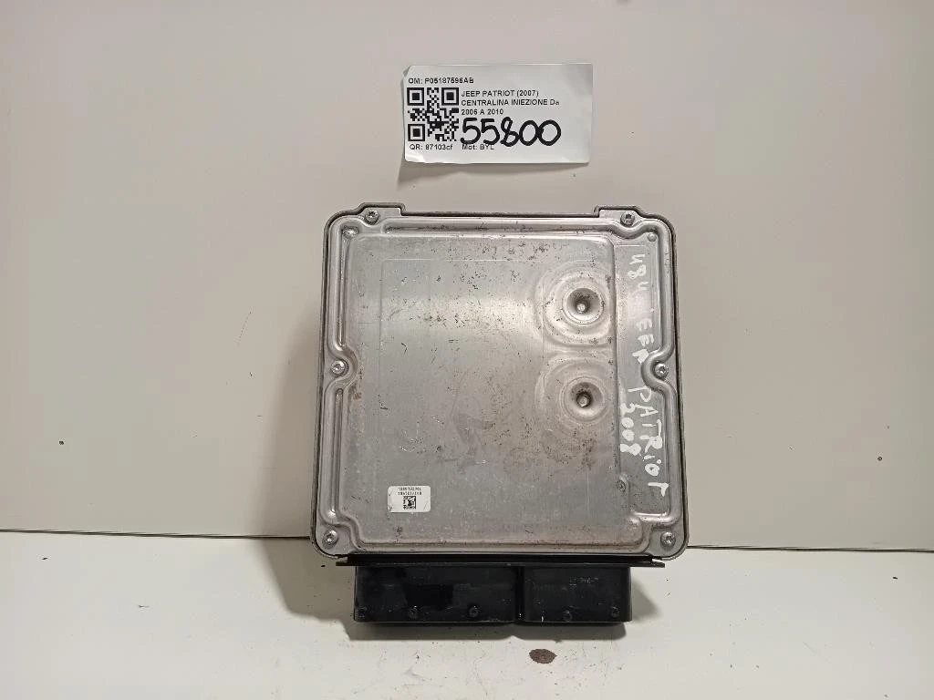 Centralina Iniezione P05187596AB Jeep Patriot 2007