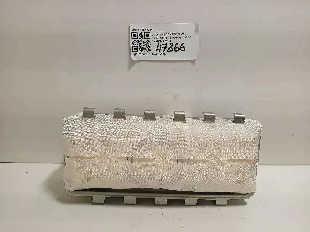 Air-bag Passeggero 6RS880204 Volkswagen POLO VI 2009