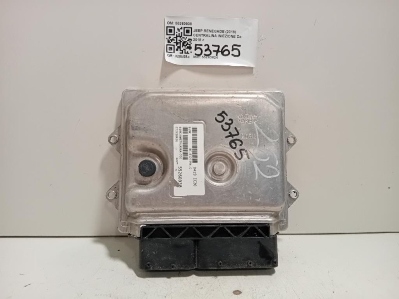 Centralina Iniezione 55260938 Jeep Renegade 2018