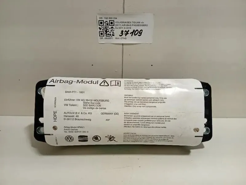 Air-bag Passeggero 1Q0 880 204 Volkswagen Tiguan I 2011