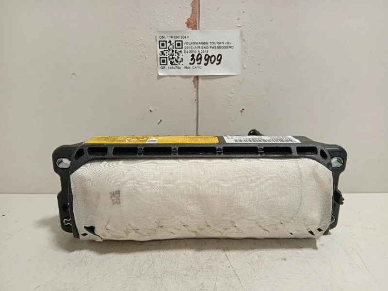 Air-bag Passeggero 1T0 880 204 F Volkswagen Touran III 2010