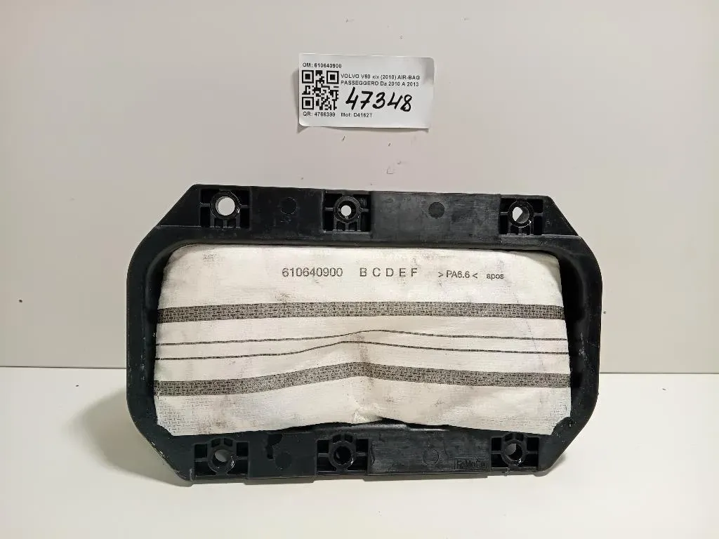 Air-bag Passeggero 610640900 Volvo V60 I 2010