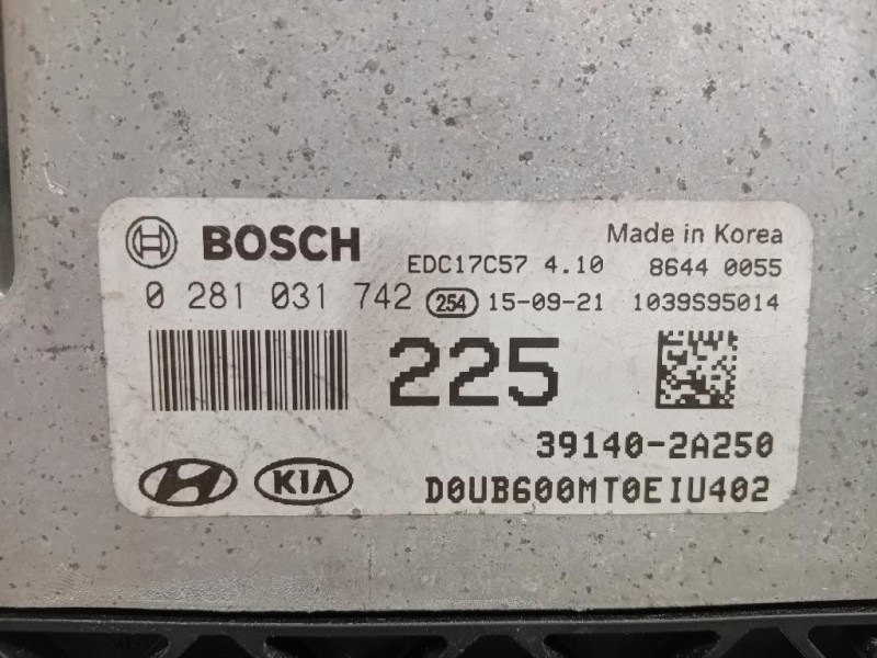 Centralina Iniezione 39140-2A250 Kia RIO III 2012