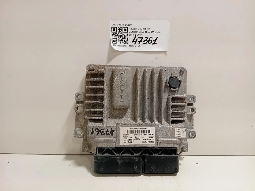 Centralina Iniezione 39130-2A200 Kia RIO III 2012