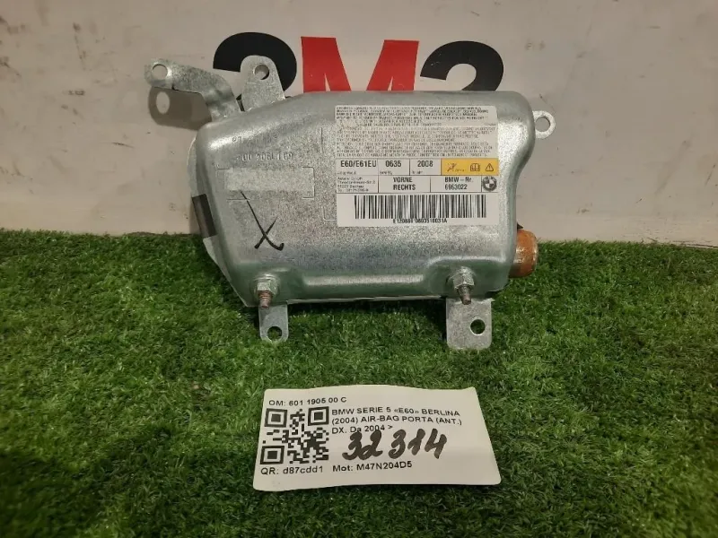 Air-bag Porta ANT DX 601 1905 00 C Bmw Serie 5 E60 Berlina 2004