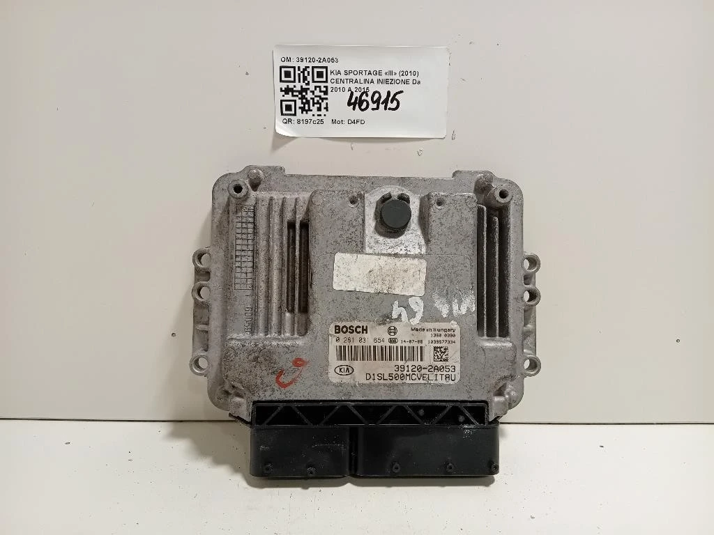 Centralina Iniezione 39120-2A053 Kia Sportage III 2010