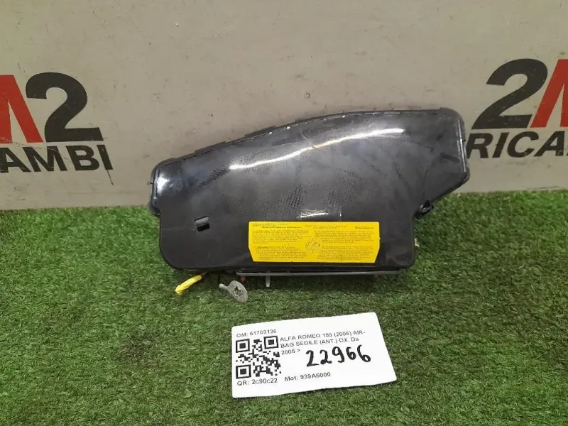 Air-bag Sedile ANT DX 51703136 Alfa Romeo 159 2006