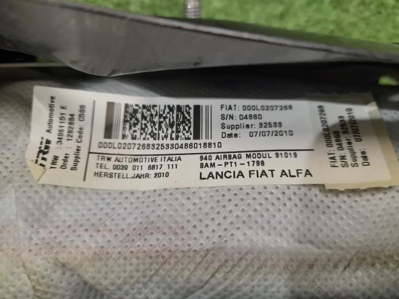 Air-bag Sedile ANT DX 000L0207268 Alfa Romeo Giulietta 2010