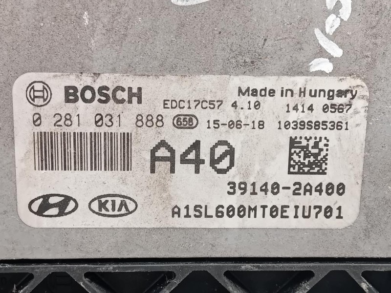 Centralina Iniezione 39140-2A400 Kia Sportage IV 2018