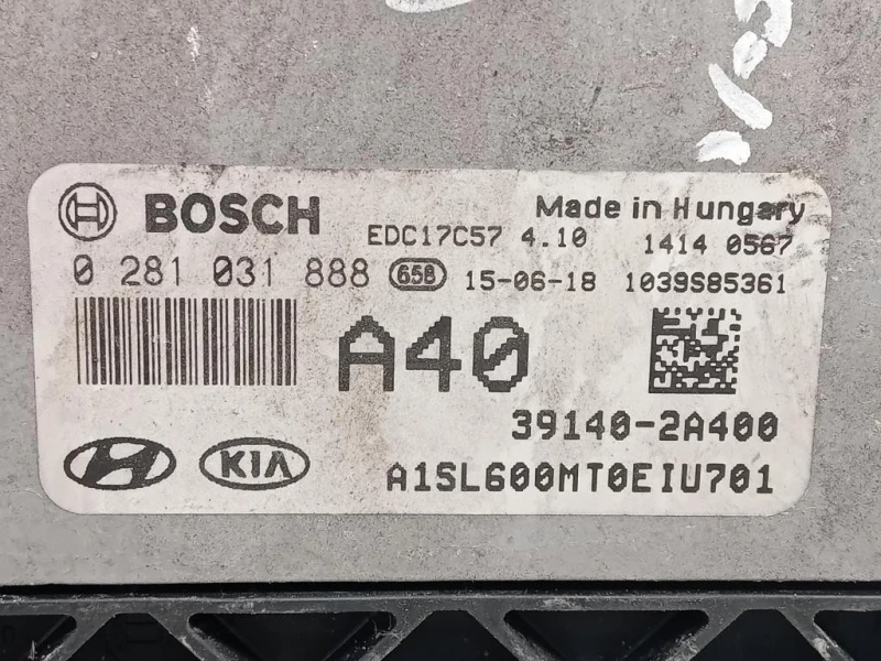 Centralina Iniezione 39140-2A400 Kia Sportage IV 2018