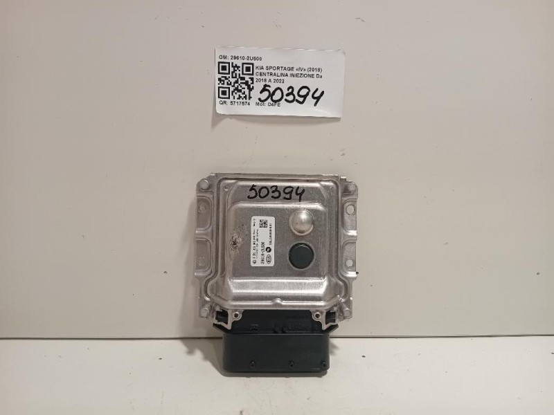 Centralina Iniezione 29610-2U500 Kia Sportage IV 2018