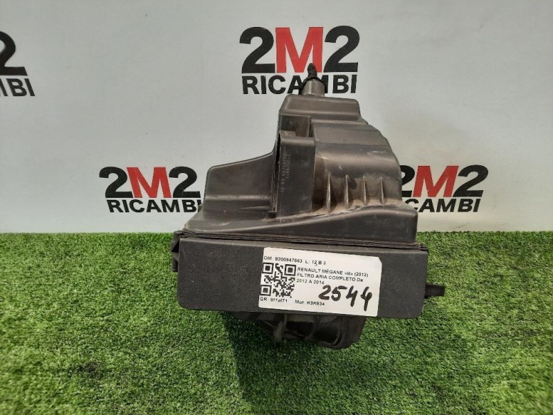Filtro ARIA Completo 8200947663A Renault Mégane III 2012
