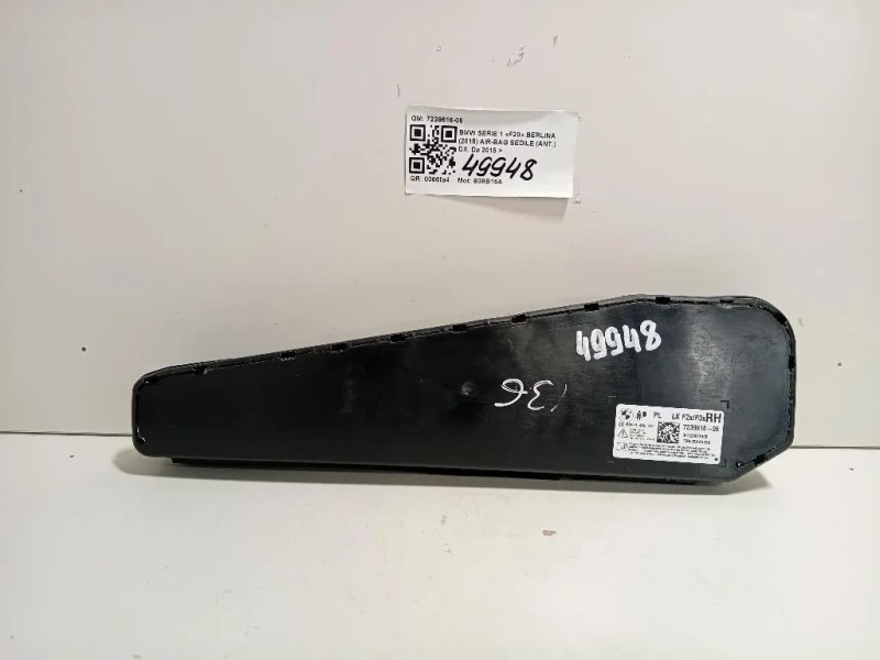 Air-bag Sedile ANT DX 7239616-06 Bmw Serie 1 F20 Berlina 2015