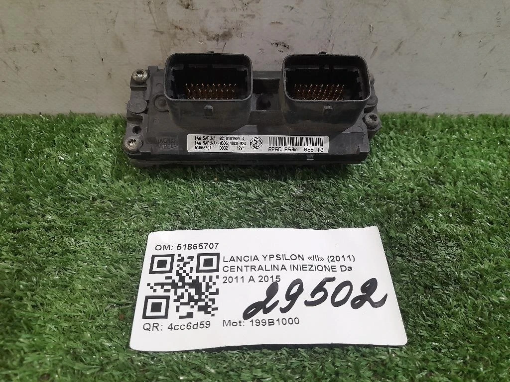 Centralina Iniezione 51865707 Lancia Ypsilon III 2011