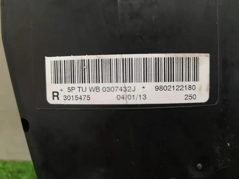 Air-bag Sedile ANT DX 9802122180 Citroen C3 Picasso 2013