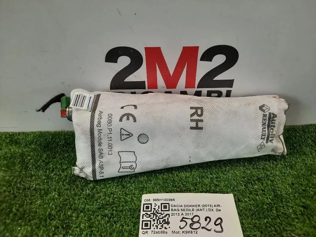 Air-bag Sedile ANT DX 985H13039R Dacia Dokker 2013