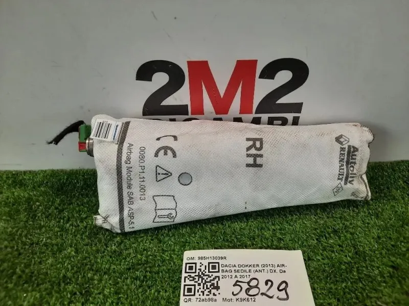 Air-bag Sedile ANT DX 985H13039R Dacia Dokker 2013