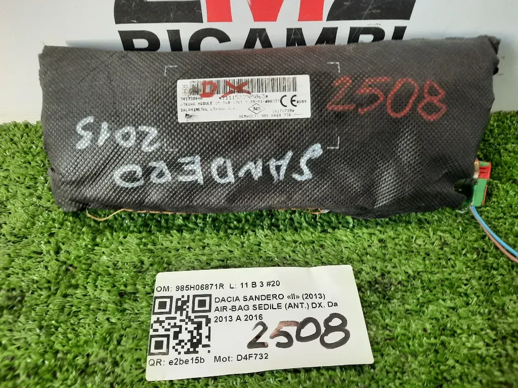 Air-bag Sedile ANT DX 985H06871R Dacia Sandero II 2013