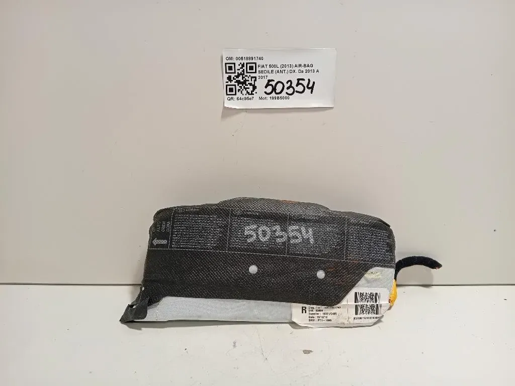 Air-bag Sedile ANT DX 00518891740 Fiat 500L 2013