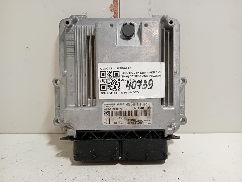Centralina Iniezione GX73-12C520-FAF Land Rover Discovery V 2016