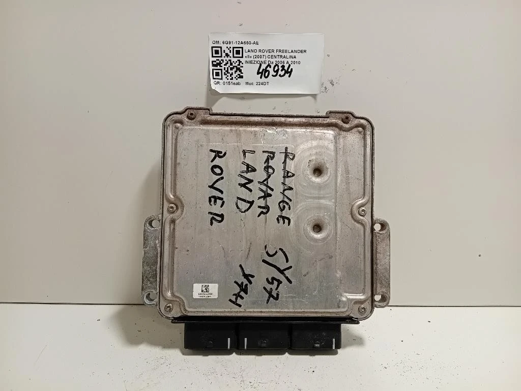 Centralina Iniezione 6G91-12A650-AE Land Rover Freelander II 2007