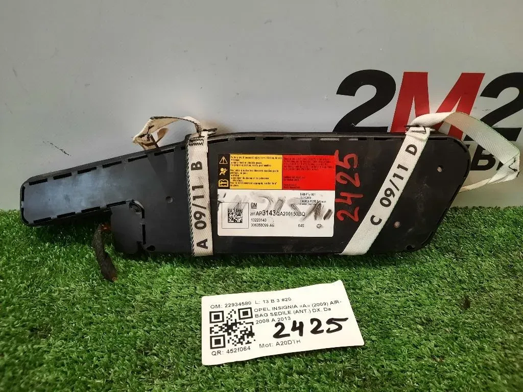 Air-bag Sedile ANT DX 22934580 Opel Insignia A 2009