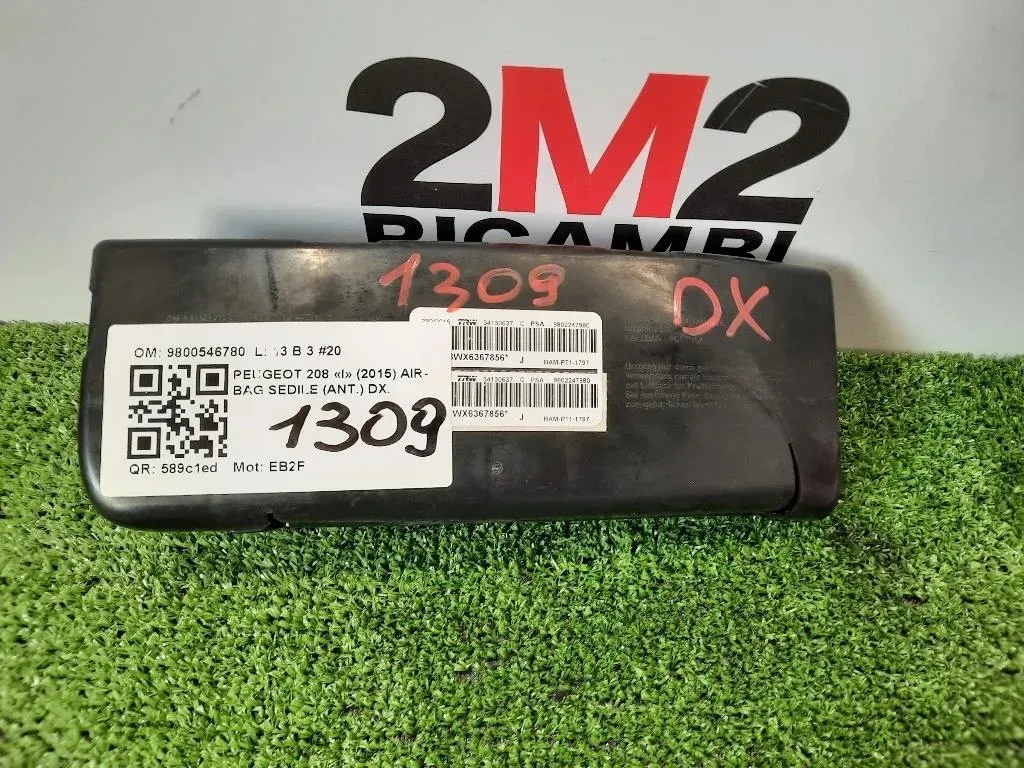 Air-bag Sedile ANT DX 9800546780 Peugeot 208 I 2015