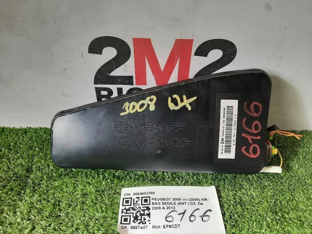 Air-bag Sedile ANT DX 9684602380 Peugeot 3008 I 2009