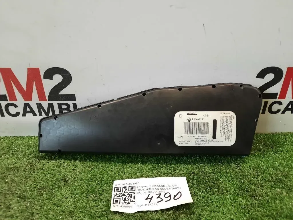 Air-bag Sedile ANT DX 985L07399R Renault Mégane III SW 2009