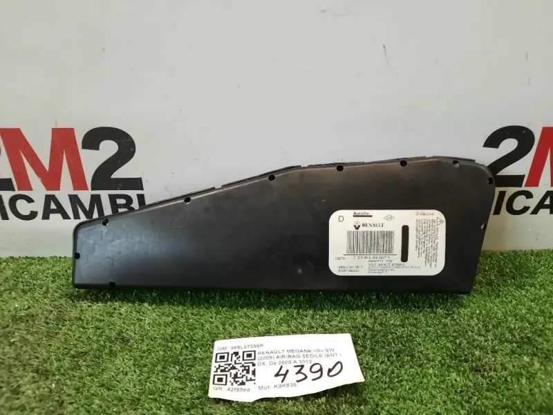Air-bag Sedile ANT DX 985L07399R Renault Mégane III SW 2009