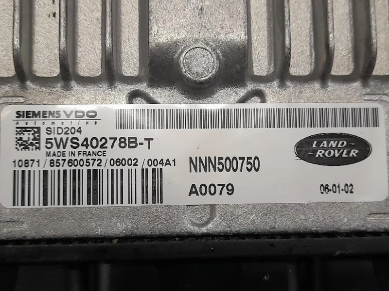 Centralina Iniezione 5WS40278B-T Land Rover Range Rover Sport I 2005