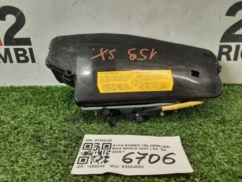 Air-bag Sedile ANT SX 51703137 Alfa Romeo 159 2006