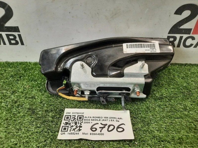 Air-bag Sedile ANT SX 51703137 Alfa Romeo 159 2006