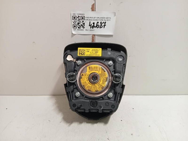 Air-bag Guidatore 13286903 Chevrolet Orlando 2011