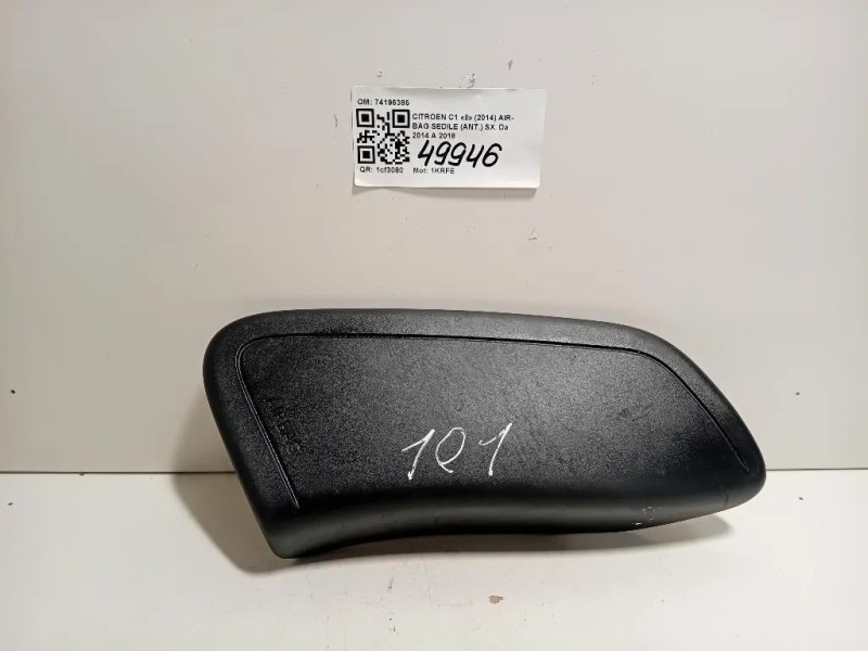 Air-bag Sedile ANT SX 74196385 Citroen C1 II 2014