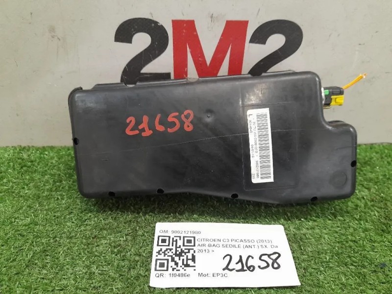 Air-bag Sedile ANT SX 9802121980 Citroen C3 Picasso 2013