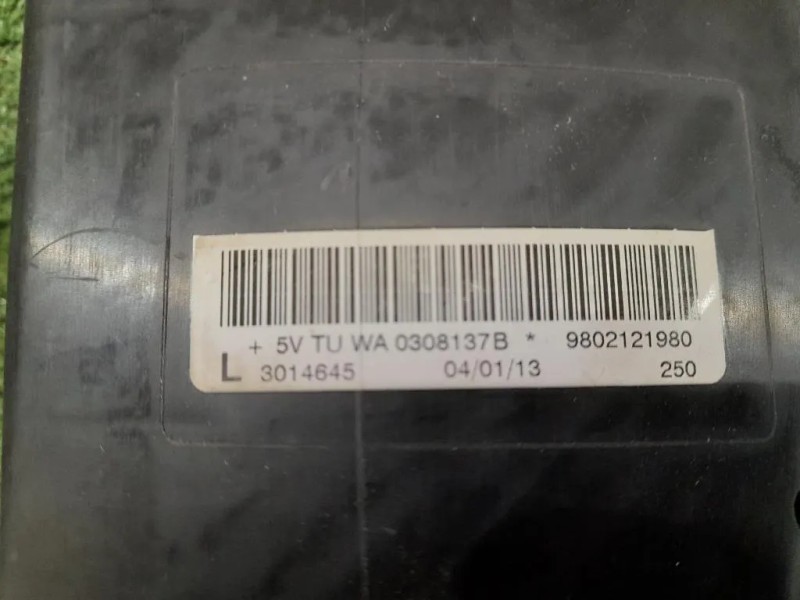 Air-bag Sedile ANT SX 9802121980 Citroen C3 Picasso 2013