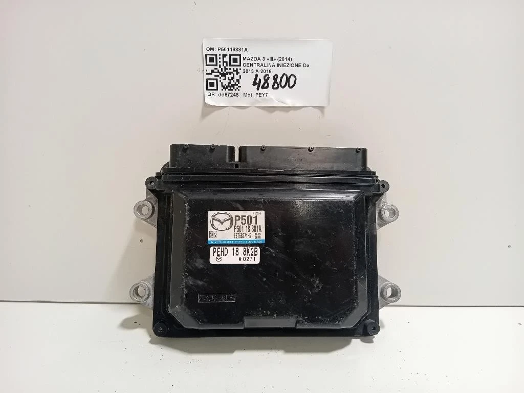 Centralina Iniezione P50118881A Mazda 3 III 2014