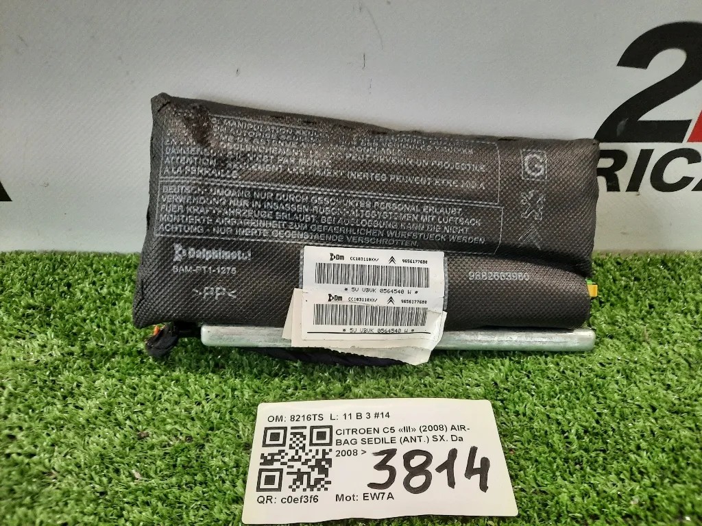 Air-bag Sedile ANT SX 9682663980 AIR BAG SX Citroen C5 III 2008