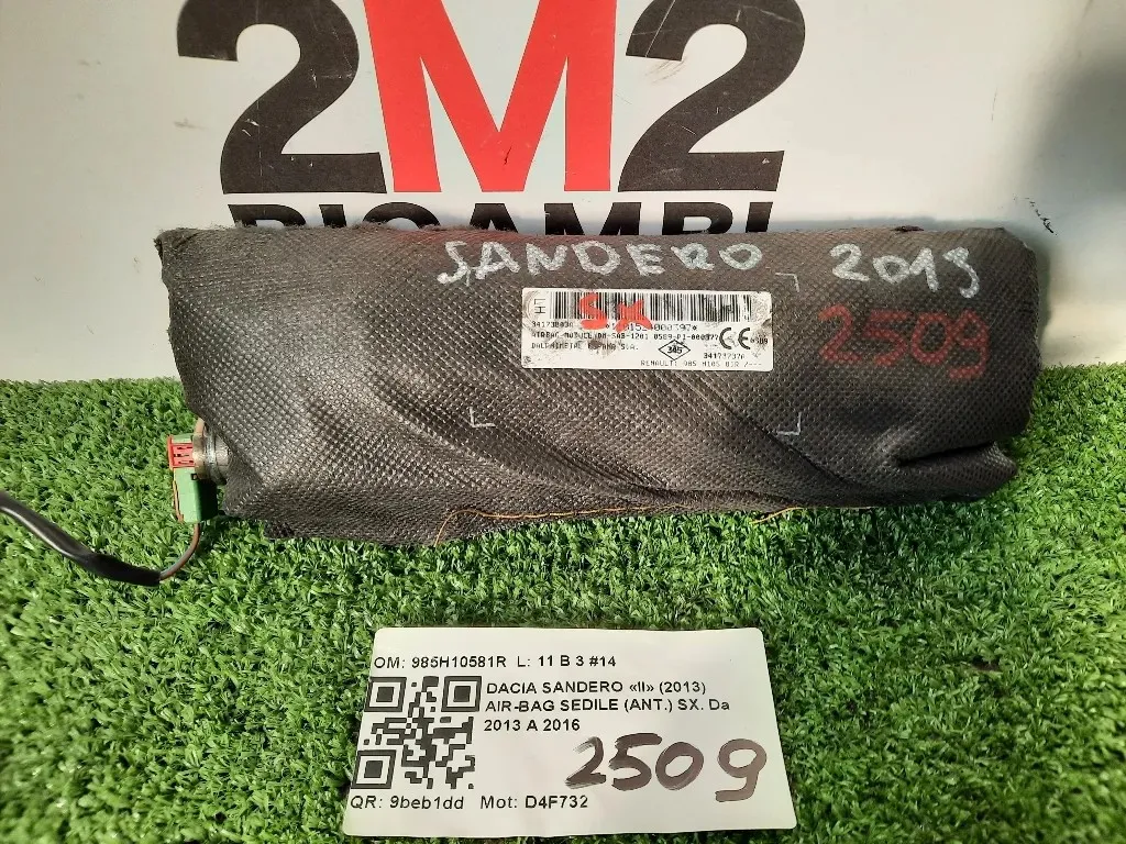 Air-bag Sedile ANT SX 985H10581R Dacia Sandero II 2013