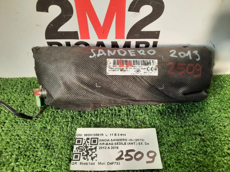 Air-bag Sedile ANT SX 985H10581R Dacia Sandero II 2013