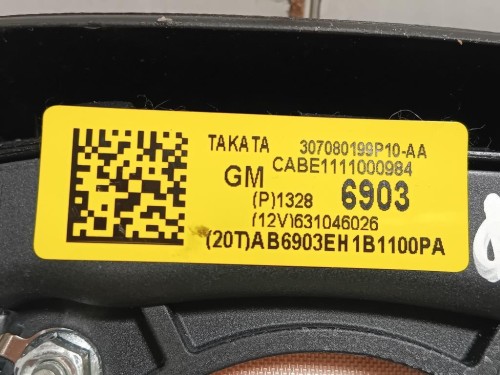 Air-bag Guidatore 13286903 Chevrolet Orlando 2011