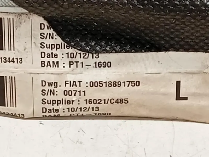 Air-bag Sedile ANT SX 00518891750 Fiat 500L 2013