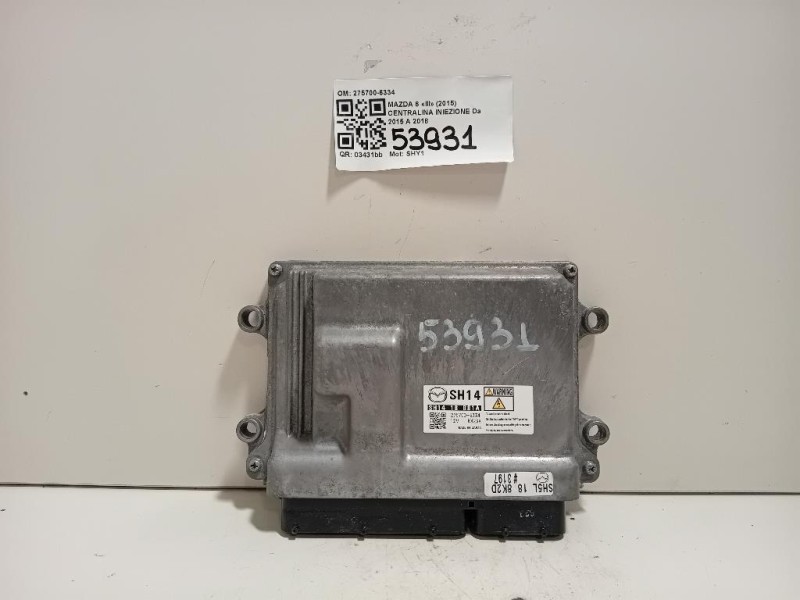 Centralina Iniezione 275700-6334 Mazda 6 III 2015