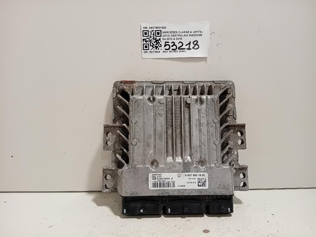 Centralina Iniezione A6079001800 Mercedes Classe A W176 2013