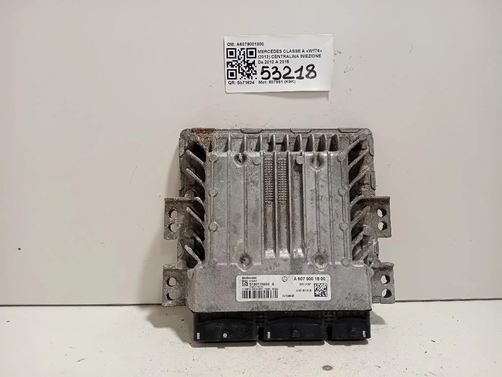 Centralina Iniezione A6079001800 Mercedes Classe A W176 2013