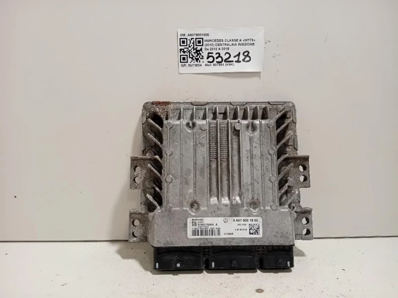 Centralina Iniezione A6079001800 Mercedes Classe A W176 2013