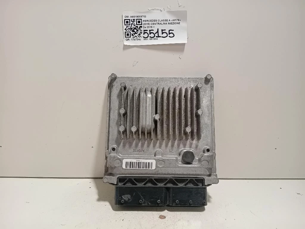 Centralina Iniezione A6519009702 Mercedes Classe A W176 2015