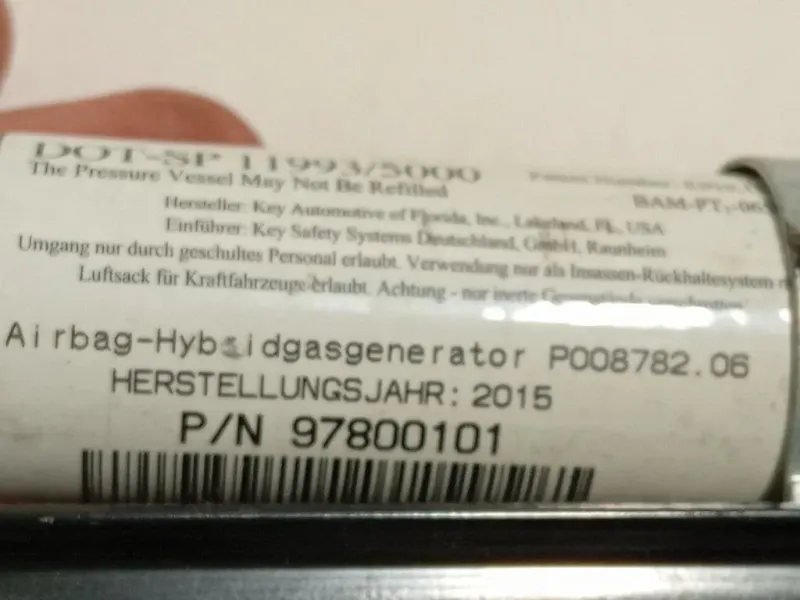 Air-bag Sedile ANT SX 97800101 Kia RIO III 2015