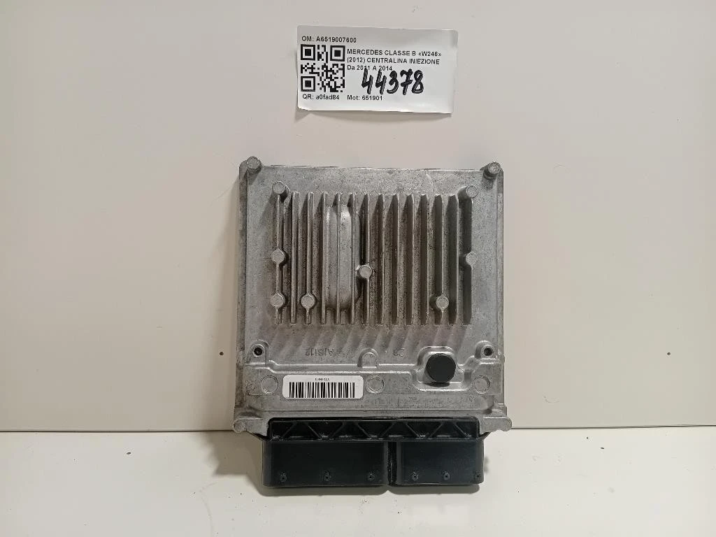 Centralina Iniezione A6519007600 Mercedes Classe B W246 2012